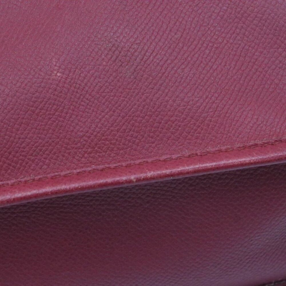 Hermes Taurillon Clemence Evelyne III GM Shoulder Bag - Dark Fuchia Pink - Picture 2 of 15